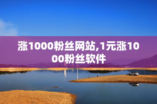 涨1000粉丝网站,1元涨1000粉丝软件