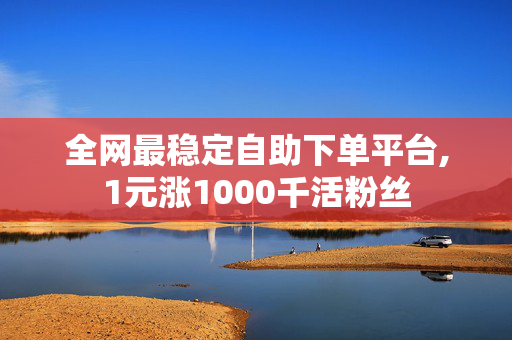 全网最稳定自助下单平台,1元涨1000千活粉丝