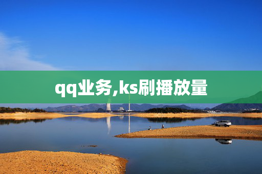 qq业务,ks刷播放量