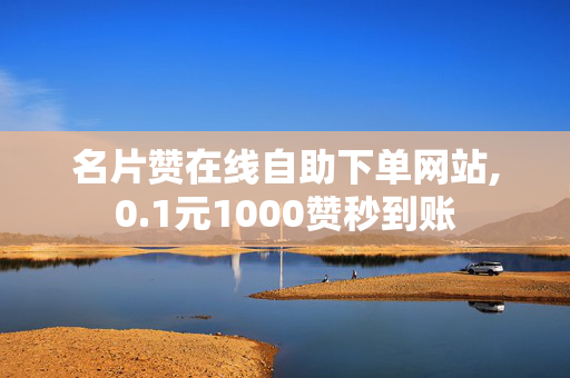 名片赞在线自助下单网站,0.1元1000赞秒到账