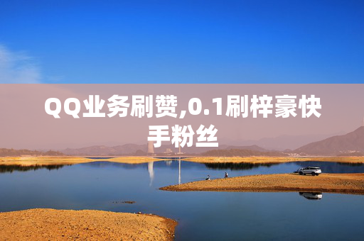 QQ业务刷赞,0.1刷梓豪快手粉丝