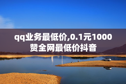 qq业务最低价,0.1元1000赞全网最低价抖音