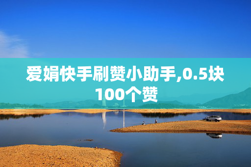 爱娟快手刷赞小助手,0.5块100个赞