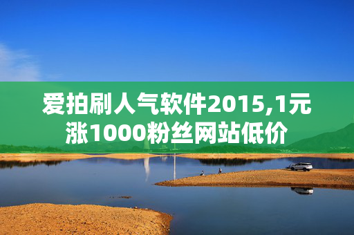 爱拍刷人气软件2015,1元涨1000粉丝网站低价