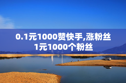 0.1元1000赞快手,涨粉丝1元1000个粉丝