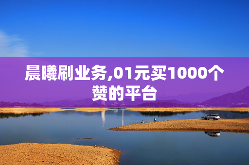 晨曦刷业务,01元买1000个赞的平台