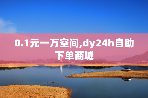 0.1元一万空间,dy24h自助下单商城