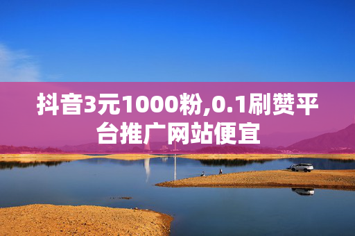 抖音3元1000粉,0.1刷赞平台推广网站便宜