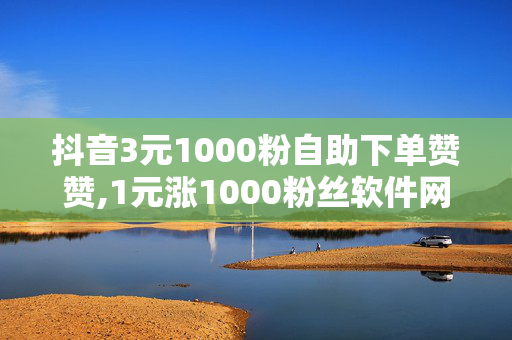 抖音3元1000粉自助下单赞赞,1元涨1000粉丝软件网易云