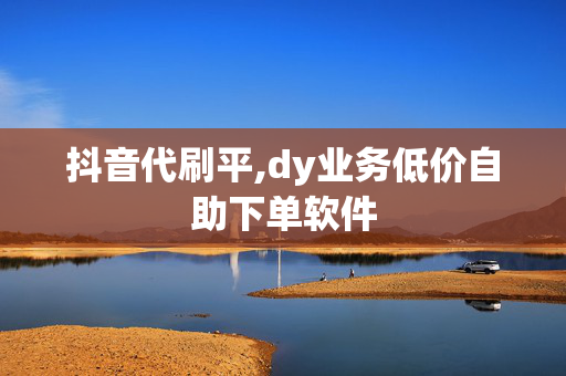 抖音代刷平,dy业务低价自助下单软件