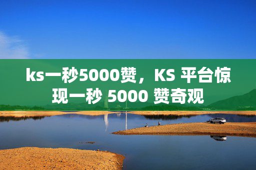 ks一秒5000赞，KS 平台惊现一秒 5000 赞奇观