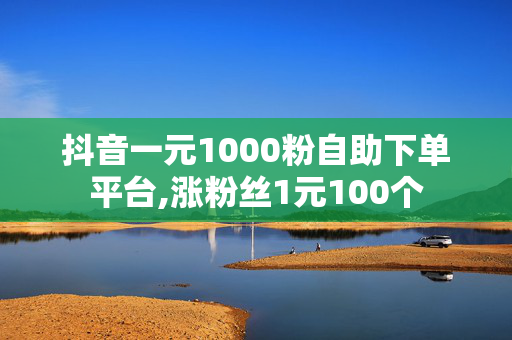 抖音一元1000粉自助下单平台,涨粉丝1元100个