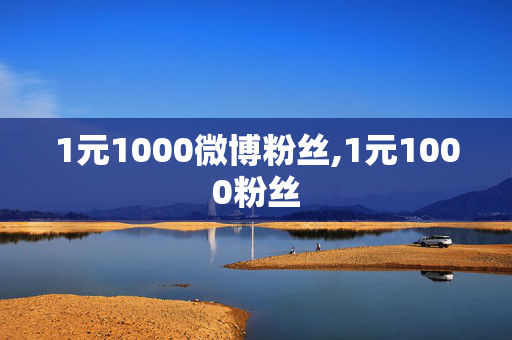 1元1000微博粉丝,1元1000粉丝