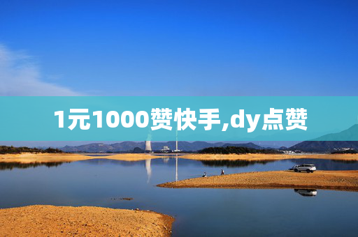 1元1000赞快手,dy点赞