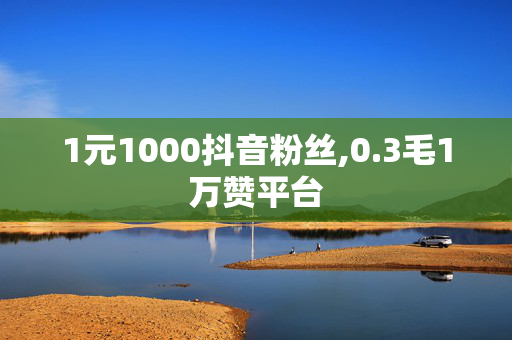 1元1000抖音粉丝,0.3毛1万赞平台