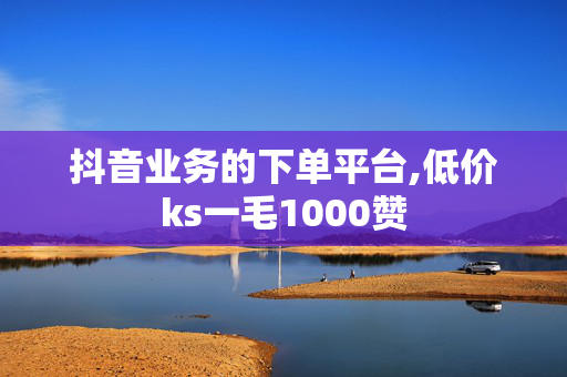 抖音业务的下单平台,低价ks一毛1000赞