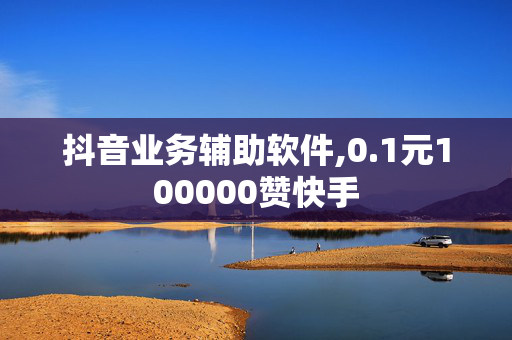 抖音业务辅助软件,0.1元100000赞快手