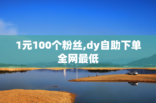 1元100个粉丝,dy自助下单全网最低