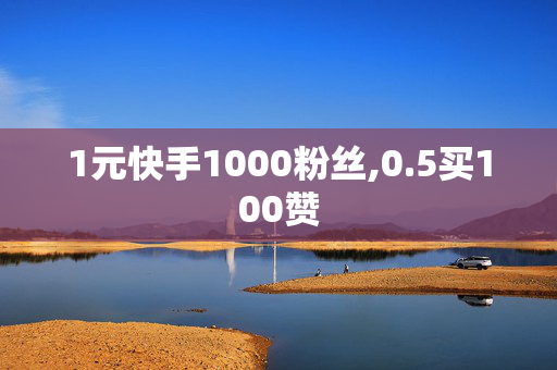 1元快手1000粉丝,0.5买100赞