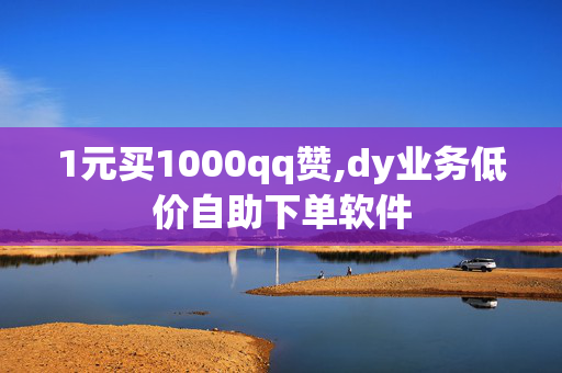 1元买1000qq赞,dy业务低价自助下单软件