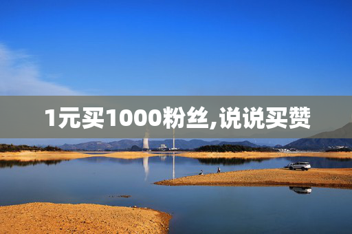 1元买1000粉丝,说说买赞