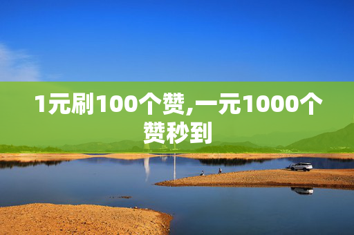 1元刷100个赞,一元1000个赞秒到