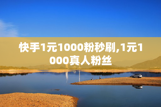 快手1元1000粉秒刷,1元1000真人粉丝