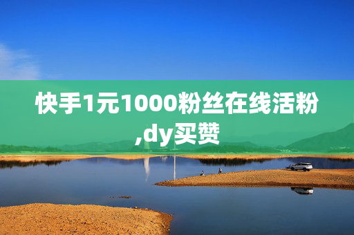 快手1元1000粉丝在线活粉,dy买赞