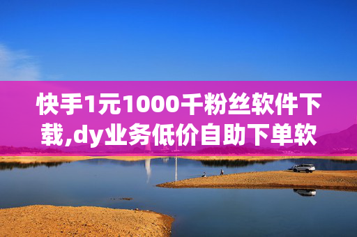 快手1元1000千粉丝软件下载,dy业务低价自助下单软件