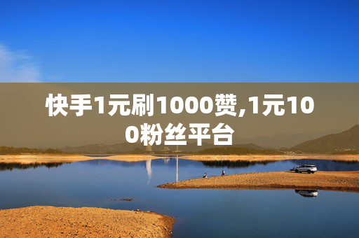 快手1元刷1000赞,1元100粉丝平台