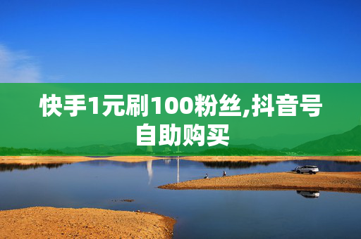 快手1元刷100粉丝,抖音号自助购买