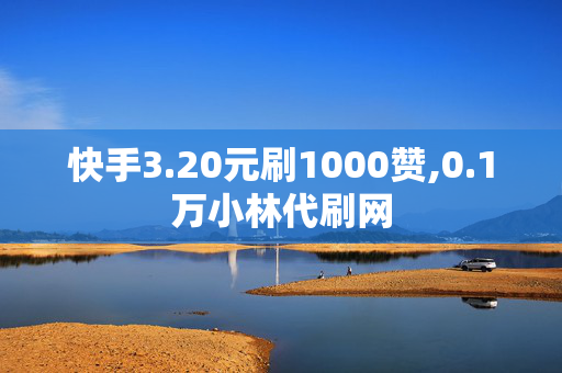 快手3.20元刷1000赞,0.1万小林代刷网