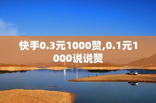 快手0.3元1000赞,0.1元1000说说赞