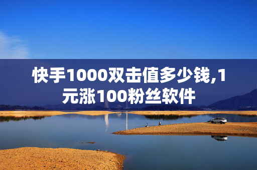 快手1000双击值多少钱,1元涨100粉丝软件