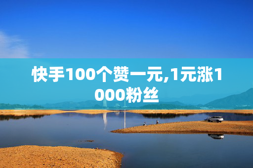 快手100个赞一元,1元涨1000粉丝