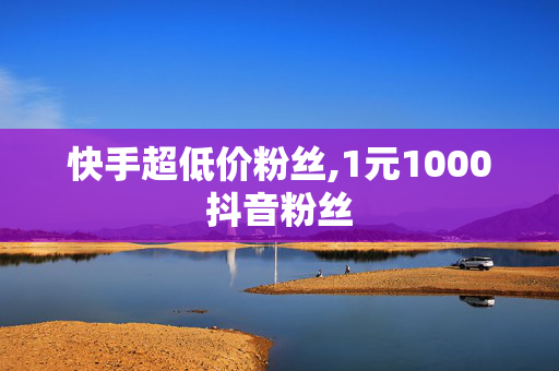 快手超低价粉丝,1元1000抖音粉丝