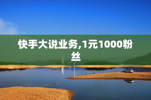 快手大说业务,1元1000粉丝