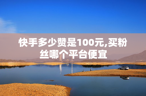 快手多少赞是100元,买粉丝哪个平台便宜