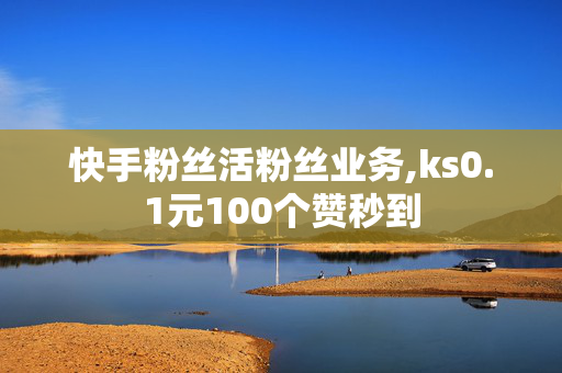 快手粉丝活粉丝业务,ks0.1元100个赞秒到