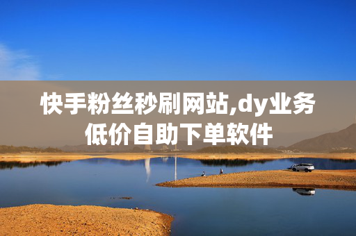 快手粉丝秒刷网站,dy业务低价自助下单软件