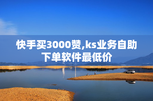 快手买3000赞,ks业务自助下单软件最低价