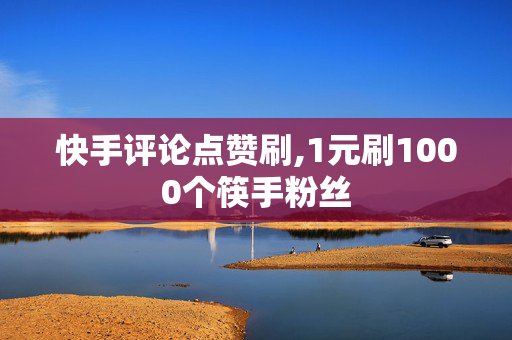 快手评论点赞刷,1元刷1000个筷手粉丝