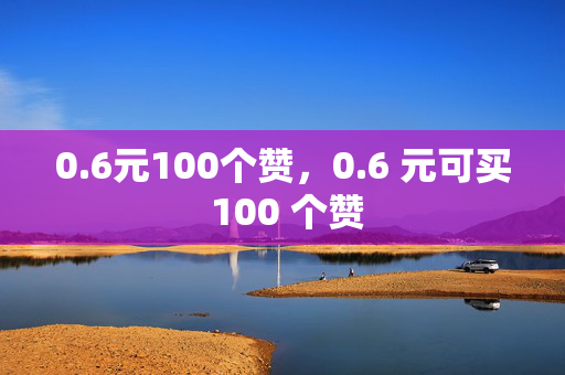 0.6元100个赞，0.6 元可买 100 个赞