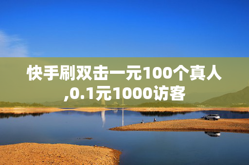 快手刷双击一元100个真人,0.1元1000访客