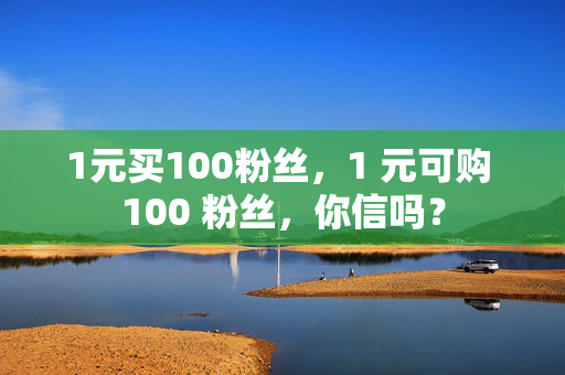 1元买100粉丝，1 元可购 100 粉丝，你信吗？