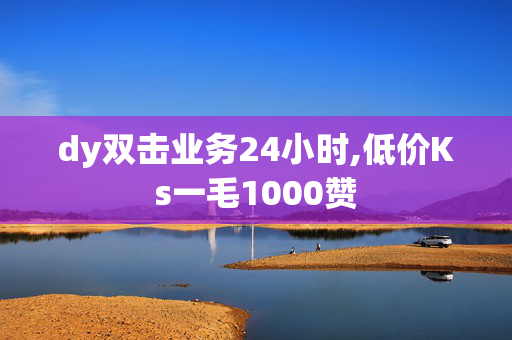 dy双击业务24小时,低价Ks一毛1000赞