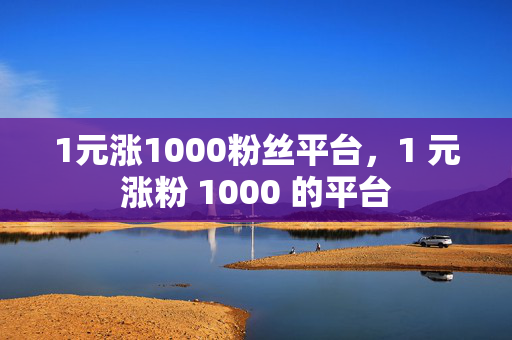 1元涨1000粉丝平台，1 元涨粉 1000 的平台