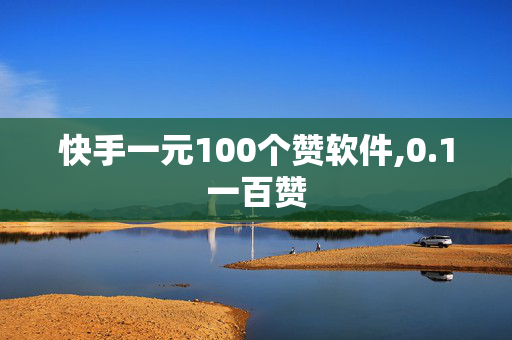 快手一元100个赞软件,0.1一百赞