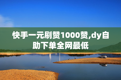 快手一元刷赞1000赞,dy自助下单全网最低