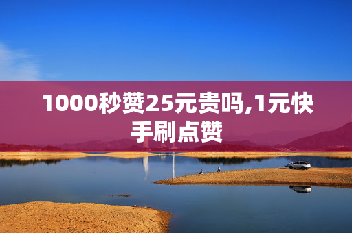 1000秒赞25元贵吗,1元快手刷点赞